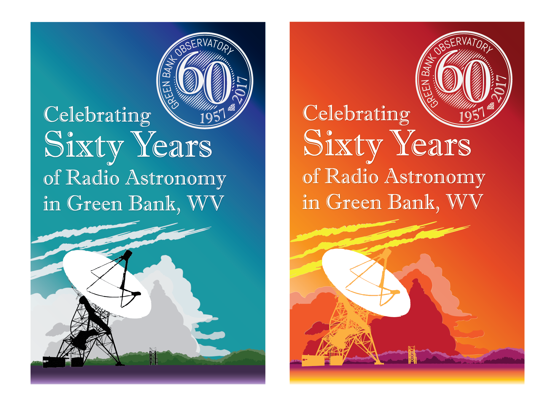 60th Anniversary Posters for Green Bank Observatory
