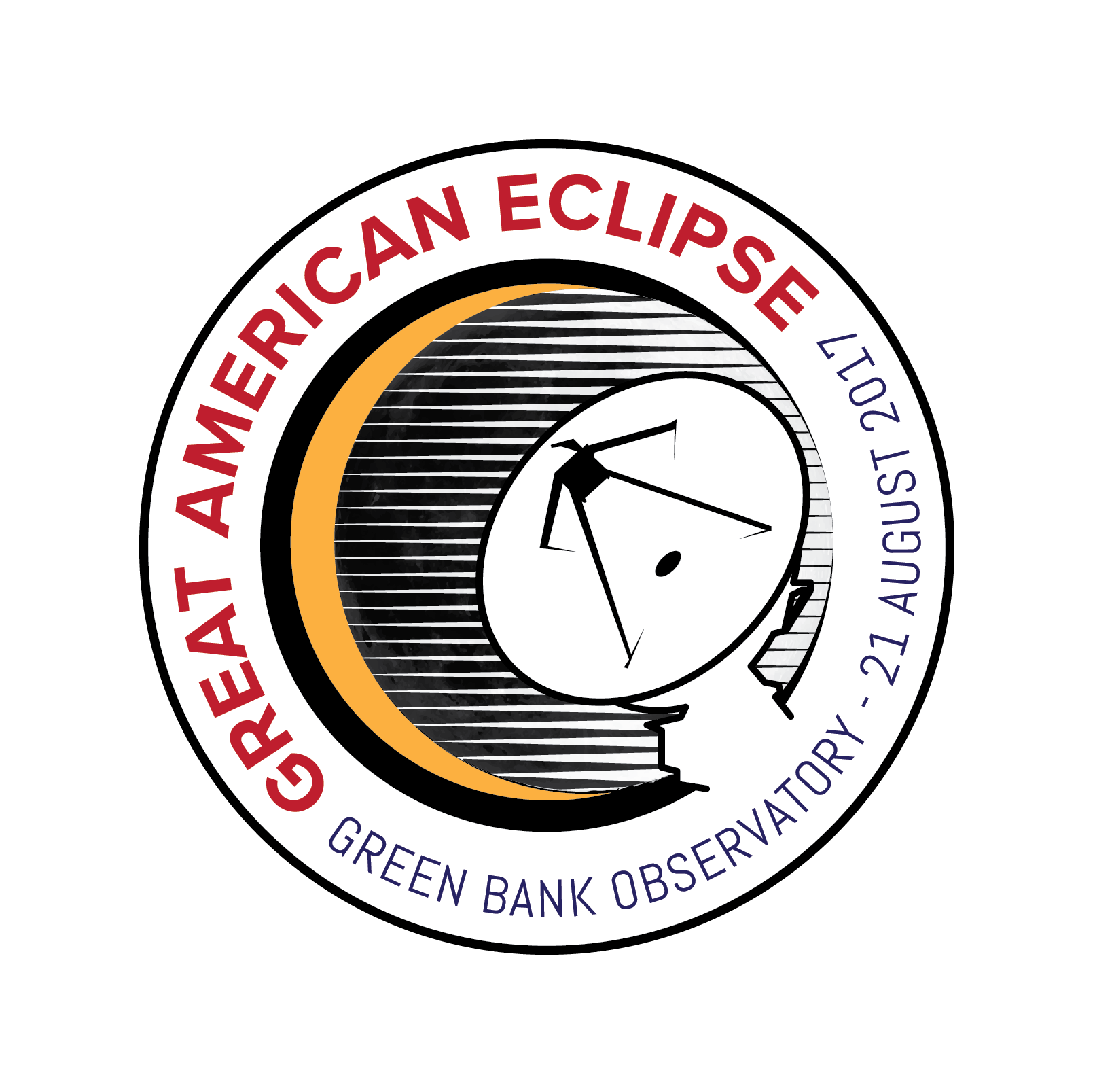 Sticker – the Great American Eclipse